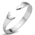 925 Sterling Silver Cuff Bracelet – Lucky Dragon Bangle - Image 5
