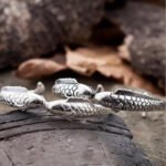 Sterling Silver Fish Cuff Bracelet – Fine, Resizable - Image 5