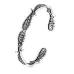 Silver Angel Wings Cuff Bracelet – 925 Plated Party Jewelry - Image 5