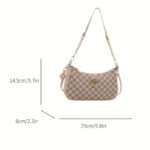 Vintage Women's Crossbody Tote – Adjustable Waterproof PU - Image 5