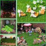 Packaging of the Mini Artificial Grass Terrarium, new with tags