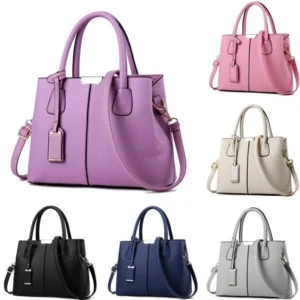 Women’s PU Tote Handbag – Soft Casual Shoulder Bag