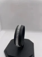 Luxury jewelry gift box containing the silver rainbow zirconia bracelet